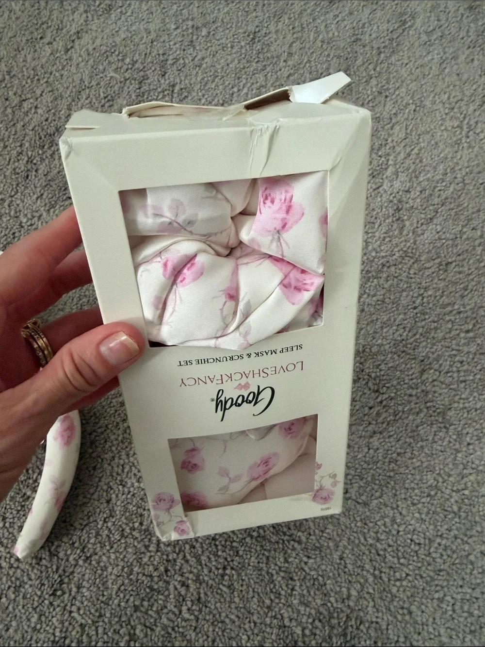LoveShackFancy Pink Rose Floral Headband Set